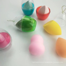 2020 New Design Hole Egg Shell Makeup Beauty Sponge Blender Packaging Holder Make up Travel Case with hook